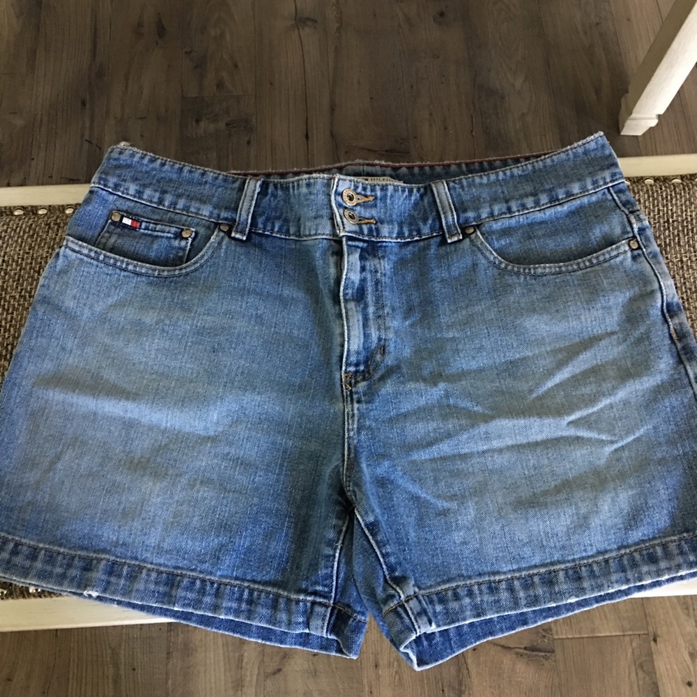Denim shorts